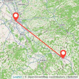 Limburg Köln Mitfahrgelegenheit Karte