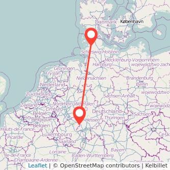 Limburg Husum Bahn Karte