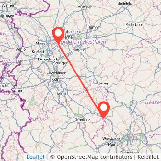 Limburg Essen Mitfahrgelegenheit Karte