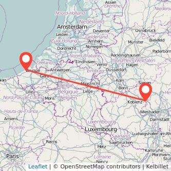 Limburg Ostend Bahn Karte