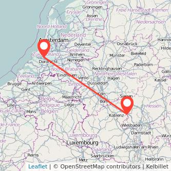 Limburg Rotterdam Bahn Karte