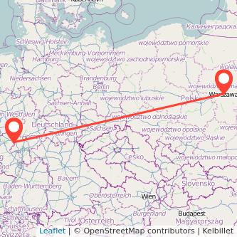 Limburg Warschau Bahn Karte