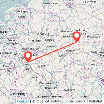 Leverkusen Goslar Mitfahrgelegenheit Karte