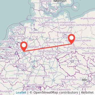 Leverkusen Cottbus Mitfahrgelegenheit Karte