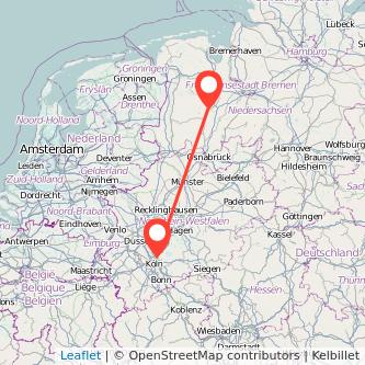 Leverkusen Cloppenburg Mitfahrgelegenheit Karte