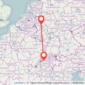 Leverkusen Bern Mitfahrgelegenheit Karte
