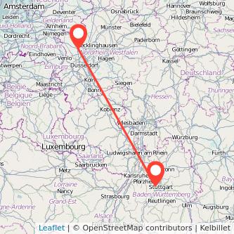 Leonberg Rheinberg Mitfahrgelegenheit Karte