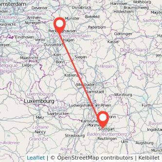 Leonberg Gelsenkirchen Mitfahrgelegenheit Karte