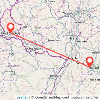 Leonberg Luxemburg Mitfahrgelegenheit Karte