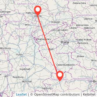 Leipzig Wels Mitfahrgelegenheit Karte