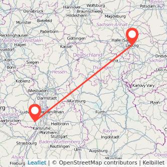 Leipzig Landau in der Pfalz Mitfahrgelegenheit Karte