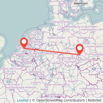 Leipzig Rotterdam Mitfahrgelegenheit Karte