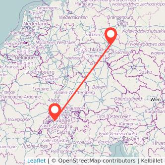 Leipzig Bern Mitfahrgelegenheit Karte