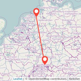 Leer Radolfzell am Bodensee Mitfahrgelegenheit Karte