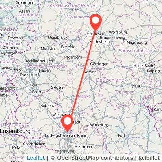 Langenhagen Lampertheim Mitfahrgelegenheit Karte