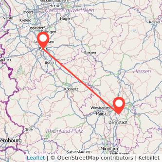 Langen Köln Mitfahrgelegenheit Karte