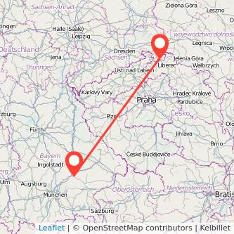 Landshut Zittau Mitfahrgelegenheit Karte