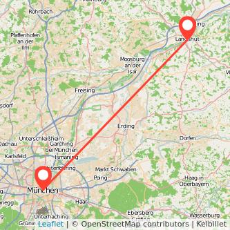 Landshut München Mitfahrgelegenheit Karte