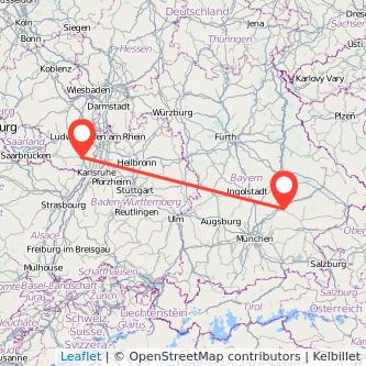 Landshut Landau in der Pfalz Mitfahrgelegenheit Karte