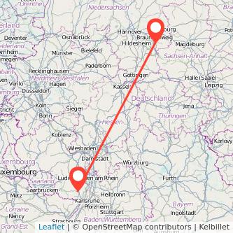 Landau in der Pfalz Wolfenbüttel Mitfahrgelegenheit Karte