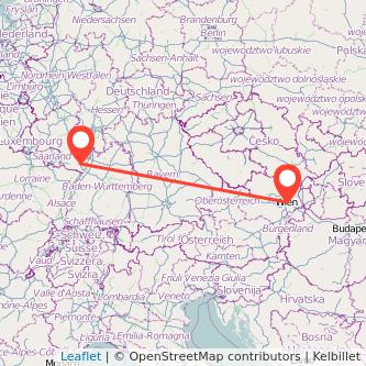 Landau in der Pfalz Wien Mitfahrgelegenheit Karte