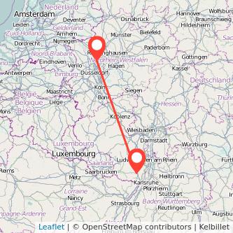 Landau in der Pfalz Oberhausen Mitfahrgelegenheit Karte