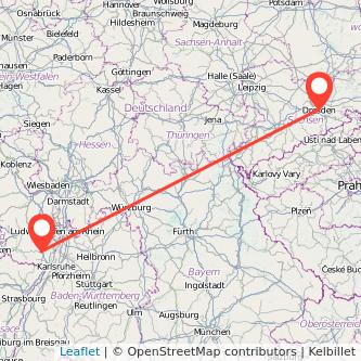 Landau in der Pfalz Dresden Mitfahrgelegenheit Karte