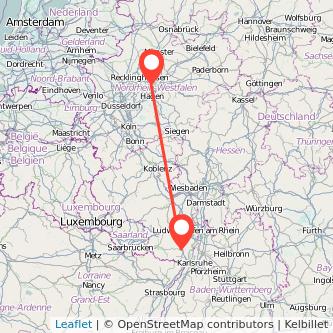 Landau in der Pfalz Dortmund Mitfahrgelegenheit Karte