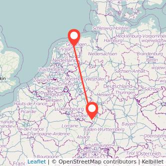 Landau in der Pfalz Groningen Mitfahrgelegenheit Karte