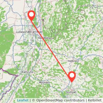 Lampertheim Ludwigsburg Mitfahrgelegenheit Karte