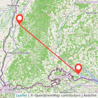 Lahr Radolfzell am Bodensee Mitfahrgelegenheit Karte