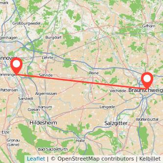 Laatzen Braunschweig Mitfahrgelegenheit Karte