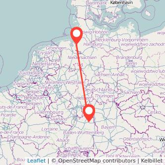Künzelsau Bremerhaven Mitfahrgelegenheit Karte