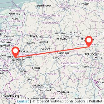 Krefeld Bernburg Mitfahrgelegenheit Karte