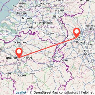 Krefeld Brüssel Mitfahrgelegenheit Karte