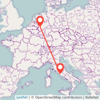 Krefeld Rom Mitfahrgelegenheit Karte