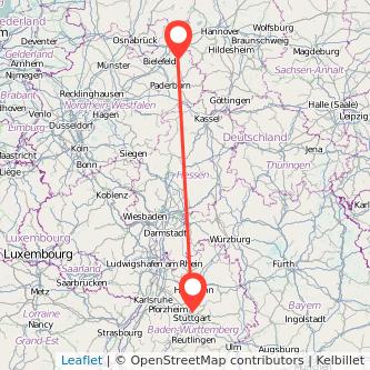 Kornwestheim Lemgo Mitfahrgelegenheit Karte