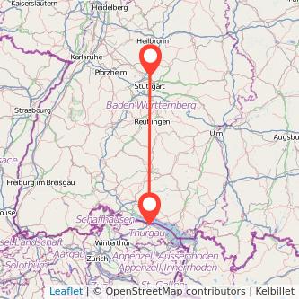 Kornwestheim Konstanz Mitfahrgelegenheit Karte