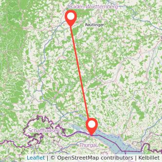 Konstanz Rottenburg Mitfahrgelegenheit Karte