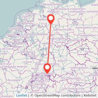 Konstanz Hannover Mitfahrgelegenheit Karte