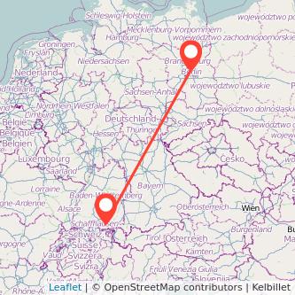 Konstanz Berlin Mitfahrgelegenheit Karte