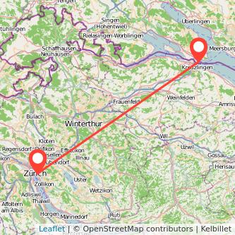 Konstanz Zürich Mitfahrgelegenheit Karte