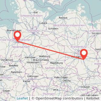 Königs Wusterhausen Bremen Mitfahrgelegenheit Karte