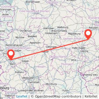 Köln Lutherstadt Wittenberg Mitfahrgelegenheit Karte