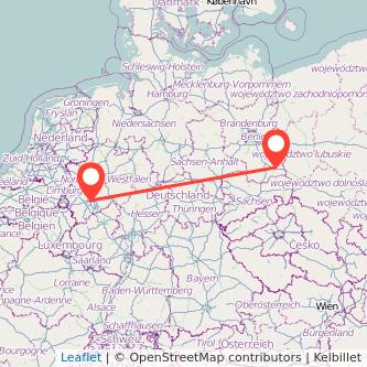 Köln Cottbus Mitfahrgelegenheit Karte