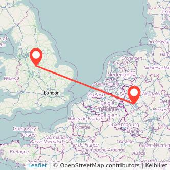 Cologne Derby train map