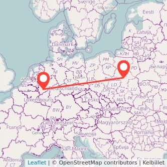 Köln Warschau Mitfahrgelegenheit Karte