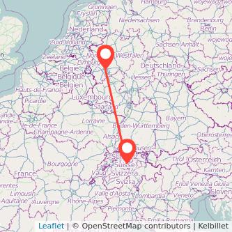 Köln Luzern Mitfahrgelegenheit Karte