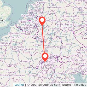 Köln Bern Mitfahrgelegenheit Karte