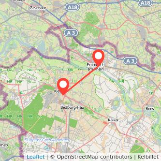 Kleve Emmerich Mitfahrgelegenheit Karte